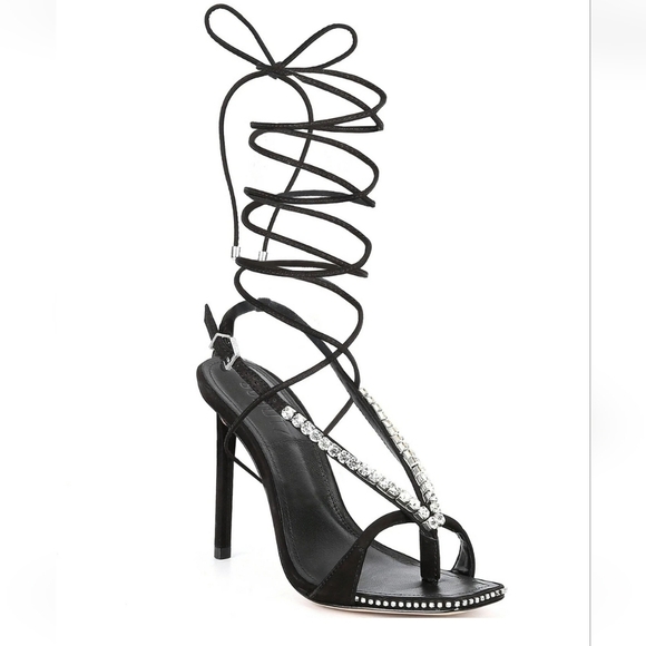 Vicki  cristal schutz sandals nwt size 7B leather - Picture 1 of 10